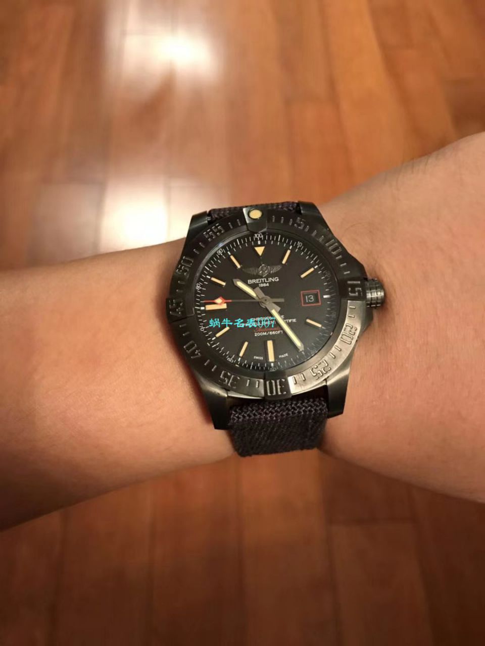 视频评测专柜原单百年灵复仇者黑鸟  百年灵机械计时系列V1731110/BD74/109W/M20BASA.1腕表 / BL093