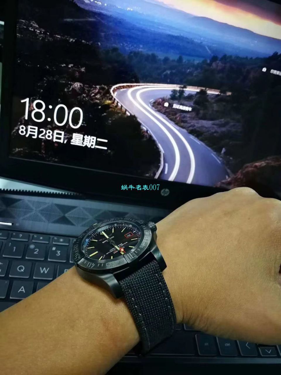 视频评测专柜原单百年灵复仇者黑鸟  百年灵机械计时系列V1731110/BD74/109W/M20BASA.1腕表 / BL093