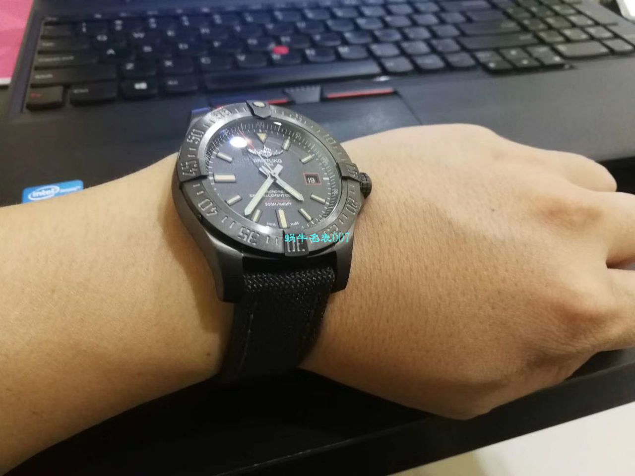 视频评测专柜原单百年灵复仇者黑鸟  百年灵机械计时系列V1731110/BD74/109W/M20BASA.1腕表 / BL093