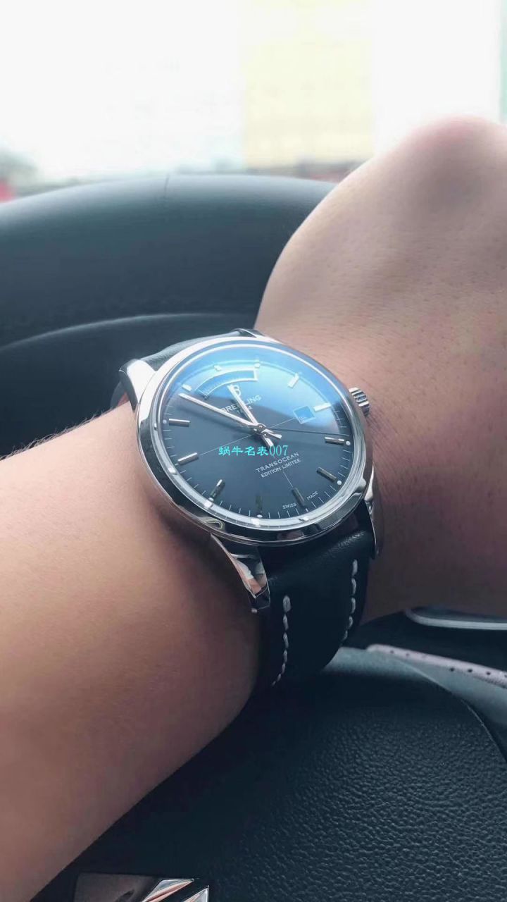 视频评测表和正品表的区别  V7出品百年灵越洋系列星期日历款超级副本 / BL100