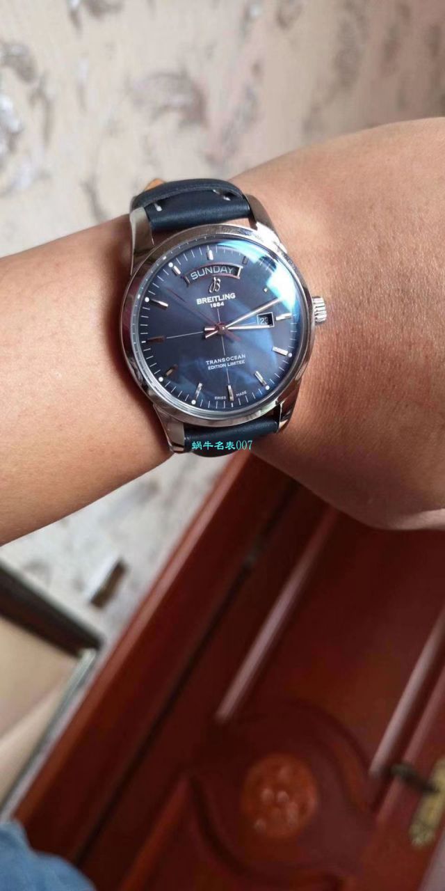 视频评测百年灵越洋系列A4531012|G751|437X|A20BA.1腕表  七星推荐‼️ V7出品 百年灵Transocean Day & Date   / BL096