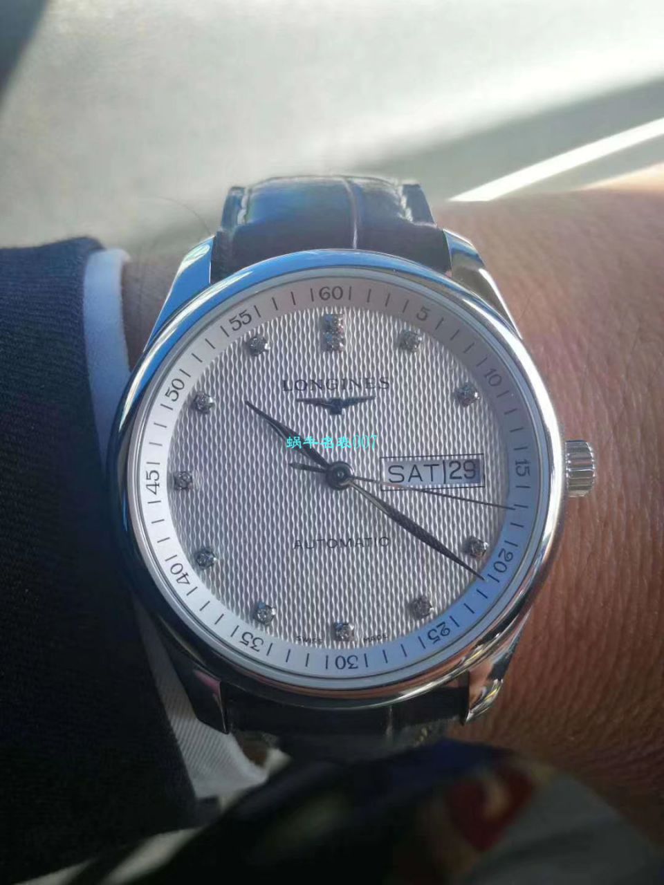   LG  浪琴名匠系列星期日历双历L2.755.4.78.3腕表 / L099