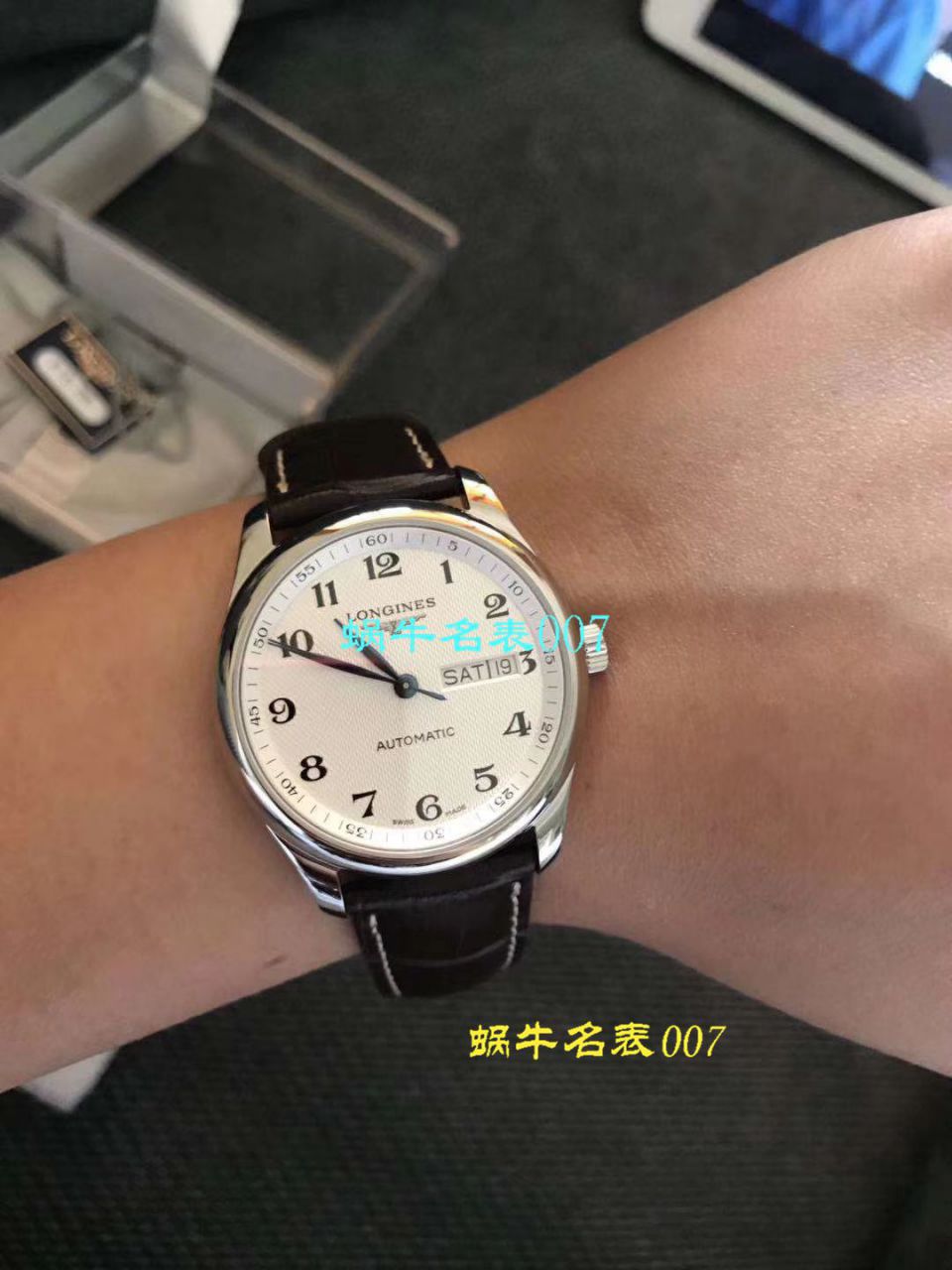 视频评测台湾厂KZ出品  浪琴名匠双历系列L2.755.4.78.6腕表 / L072