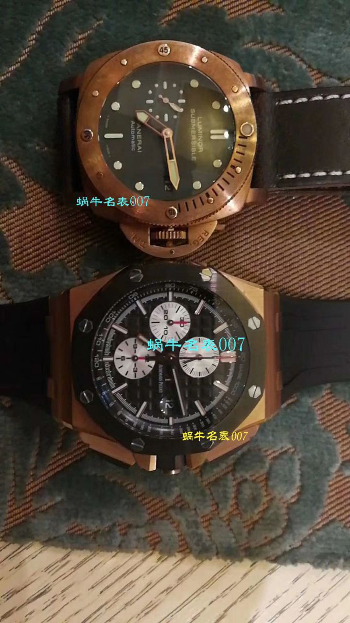 沛纳海特别版腕表系列PAM 00382腕表  VS  VS沛纳海 Pam382 升级V2版本青铜战士史泰龙电影同款 / VS00382