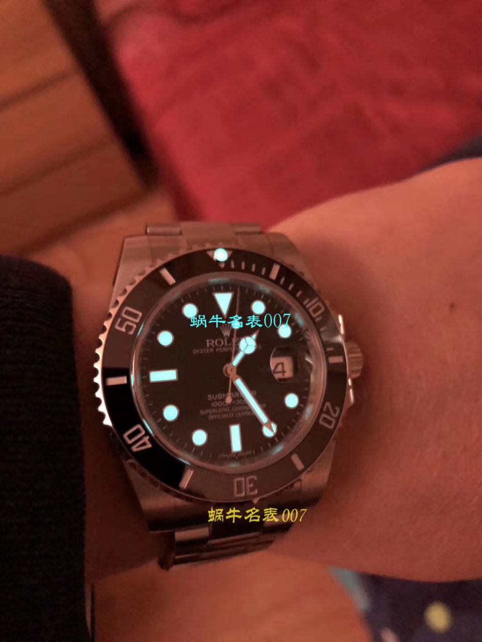   NOOB厂V9版本  劳力士潜航者型系列116610LV-97200 绿盘腕表  劳力士绿水鬼  、劳力士潜航者型系列116610LN-97200 黑盘腕表(黑水鬼) / R295