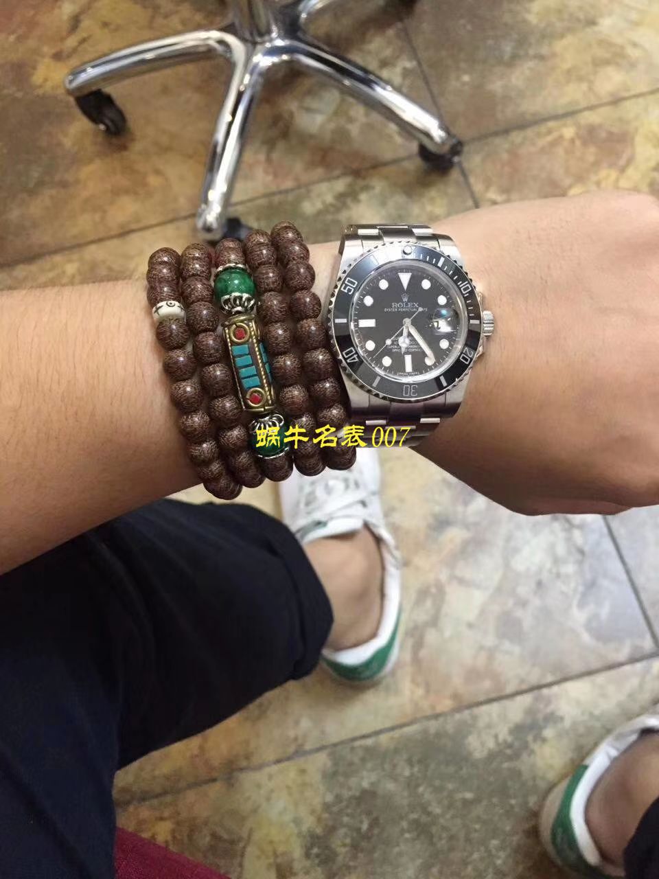   哪里能买到好的瑞士表视频评测NOOB厂迄今为止最强ROLEX绿水鬼～V9版本黑水鬼 / FK07