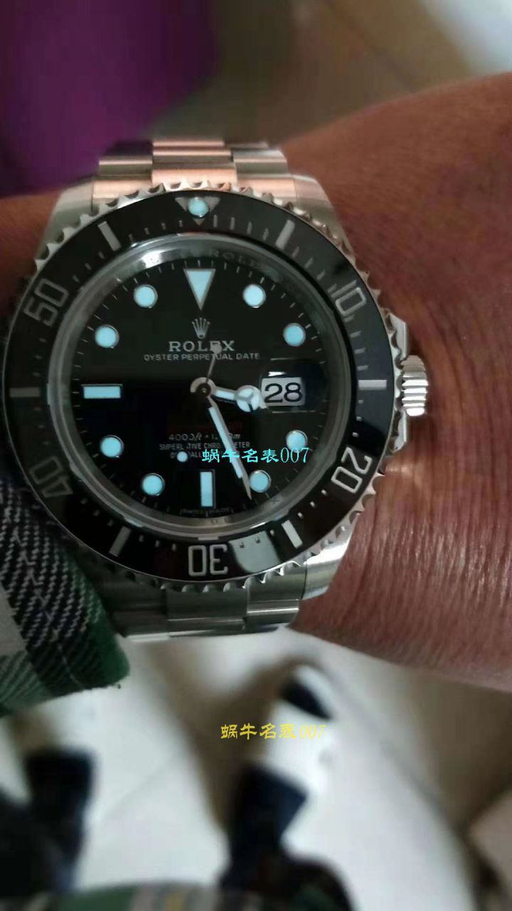   哪里能买到好的瑞士表视频评测NOOB厂迄今为止最强ROLEX绿水鬼～V9版本黑水鬼 / FK07