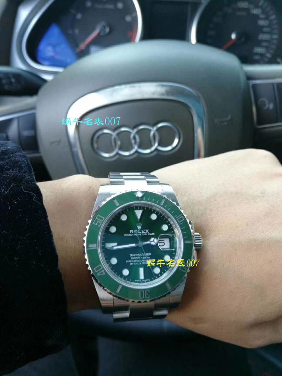   哪里能买到好的瑞士表视频评测NOOB厂迄今为止最强ROLEX绿水鬼～V9版本黑水鬼 / FK07