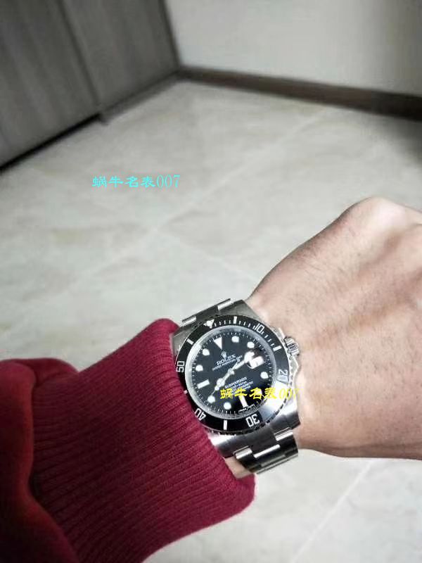   哪里能买到好的瑞士表视频评测NOOB厂迄今为止最强ROLEX绿水鬼～V9版本黑水鬼 / FK07