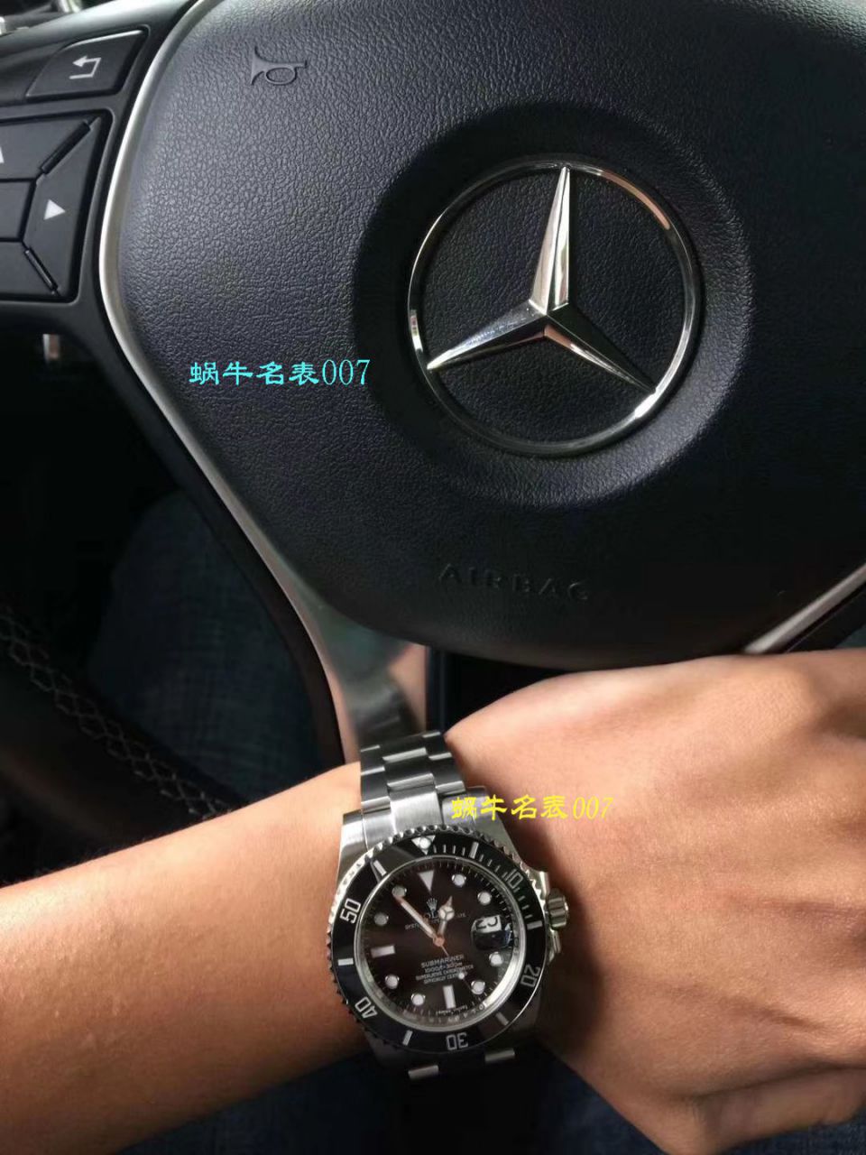   哪里能买到好的瑞士表视频评测NOOB厂迄今为止最强ROLEX绿水鬼～V9版本黑水鬼 / FK07