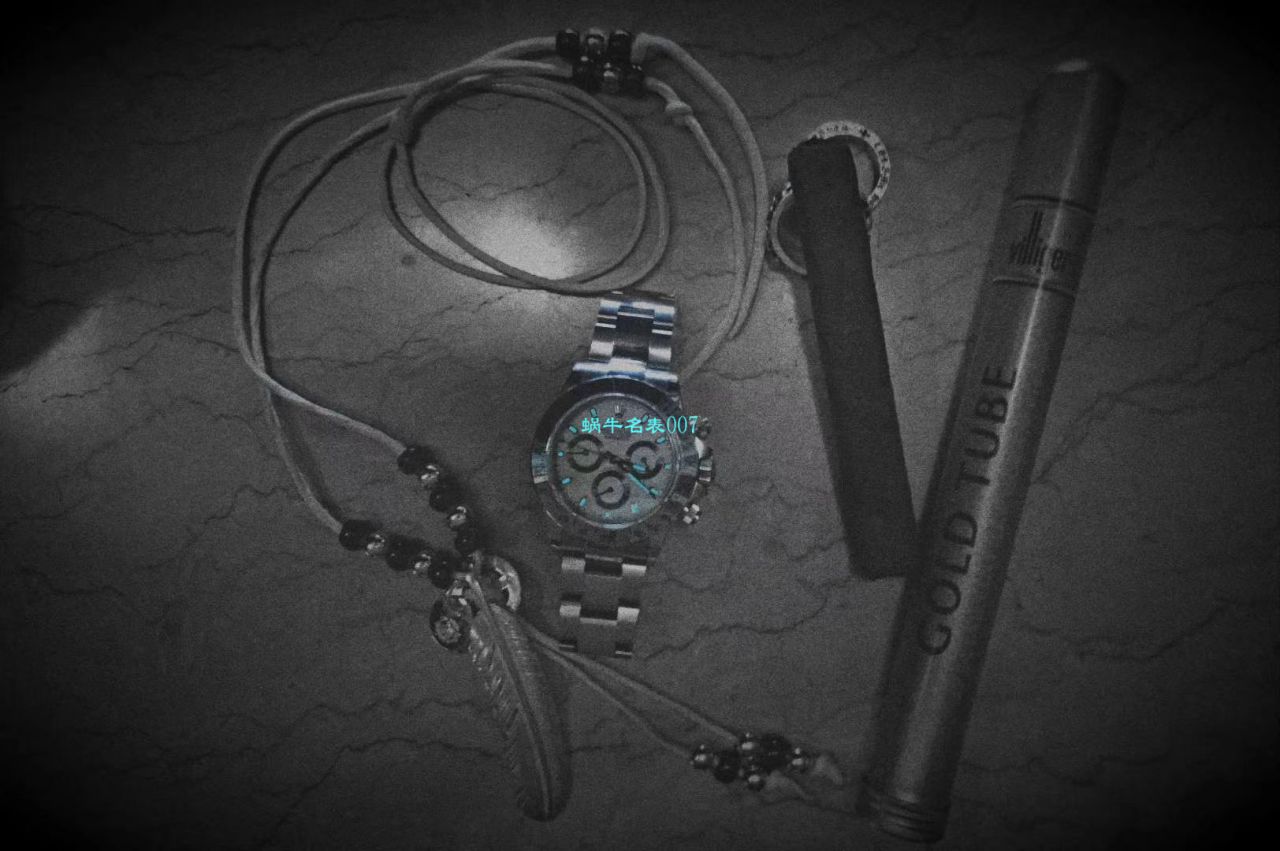   N厂最新神作～原装结构4130迪通拿  劳力士宇宙计型迪通拿最好116520-78590 黑盘腕表(黑钢迪) / R216