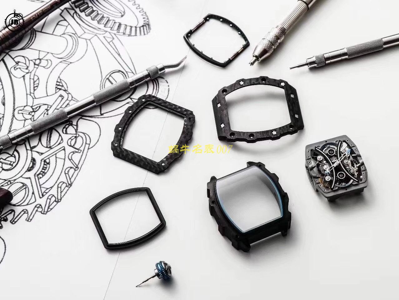   JB厂理查德米勒  Richard Mille男士系列RM 53-01 PABLO MAC DONOUGH陀飞轮腕表 / RM 53-01