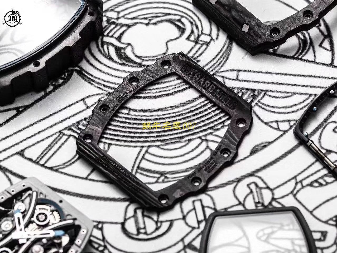   JB厂理查德米勒  Richard Mille男士系列RM 53-01 PABLO MAC DONOUGH陀飞轮腕表 / RM 53-01