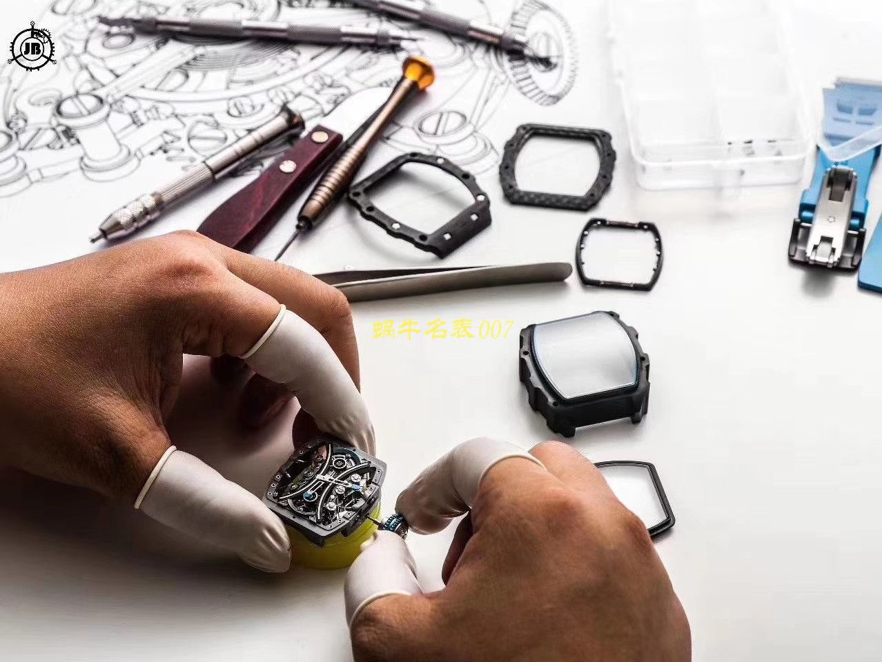   JB厂理查德米勒  Richard Mille男士系列RM 53-01 PABLO MAC DONOUGH陀飞轮腕表 / RM 53-01