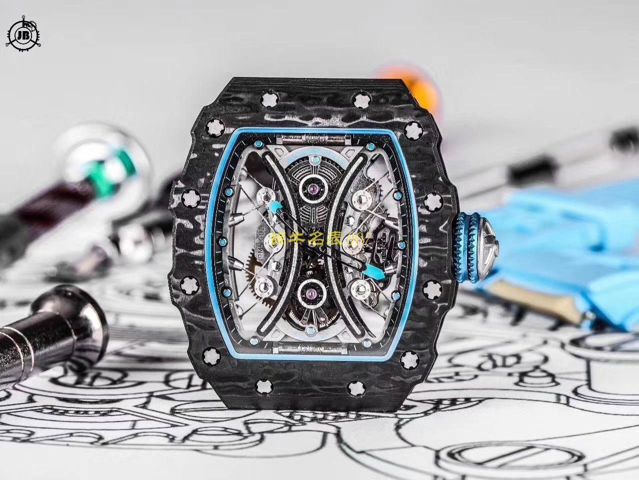   JB厂理查德米勒  Richard Mille男士系列RM 53-01 PABLO MAC DONOUGH陀飞轮腕表 / RM 53-01