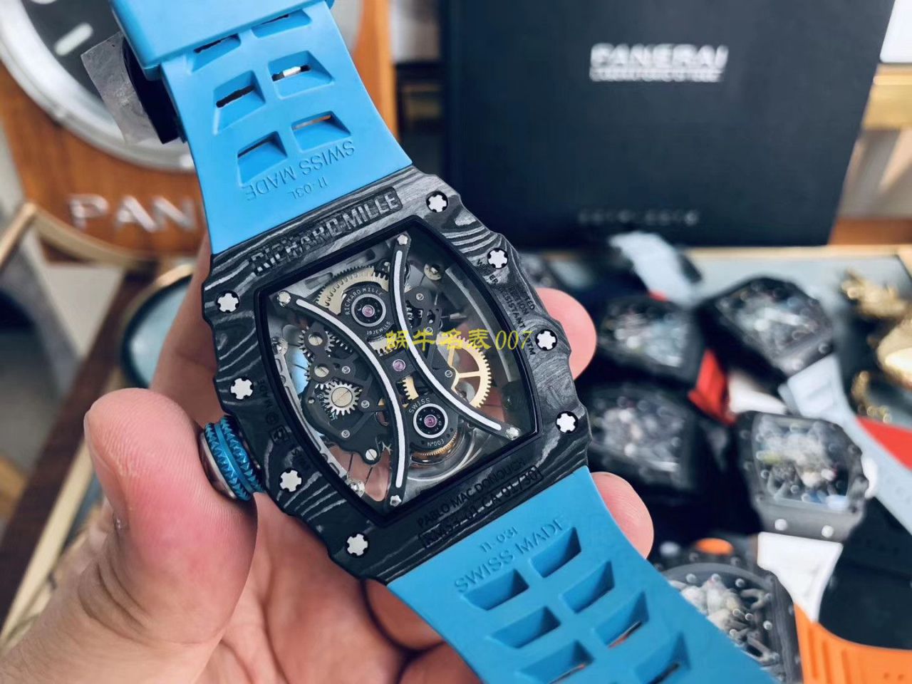   JB厂理查德米勒  Richard Mille男士系列RM 53-01 PABLO MAC DONOUGH陀飞轮腕表 / RM 53-01