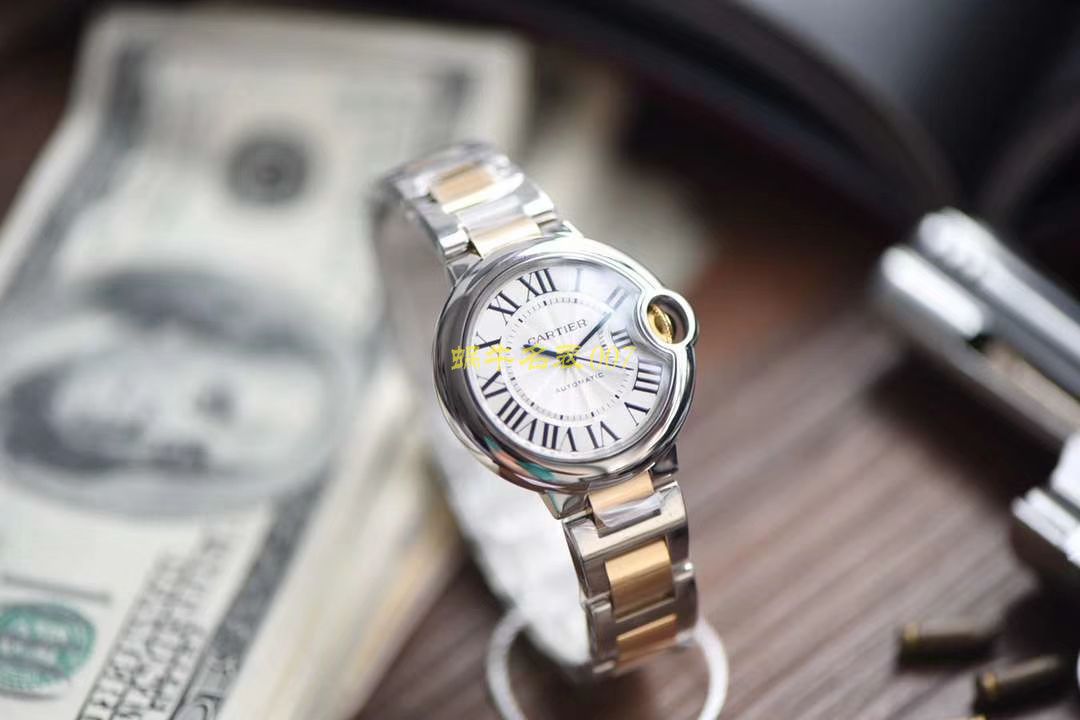 V9厂18K包金蓝气球间金款（黄金和玫瑰金各三个直径：大号42mm中号36mm小号33mm，共六款） / K191