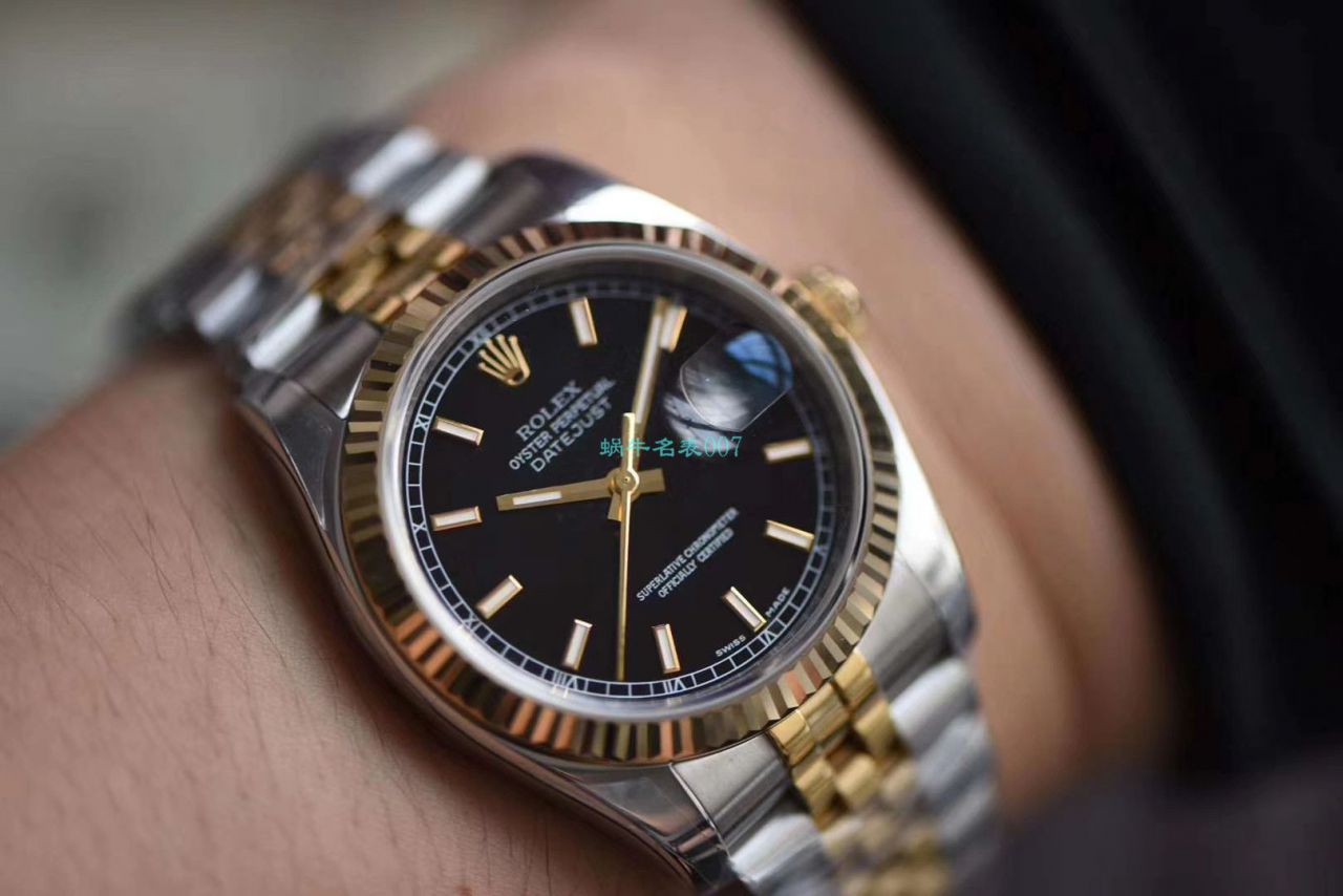 劳力士日志型系列116233银盘纪念型表带腕表,116233金盘镶钻,116233黑盘纪念表带,m126233-0015  AR   / R277