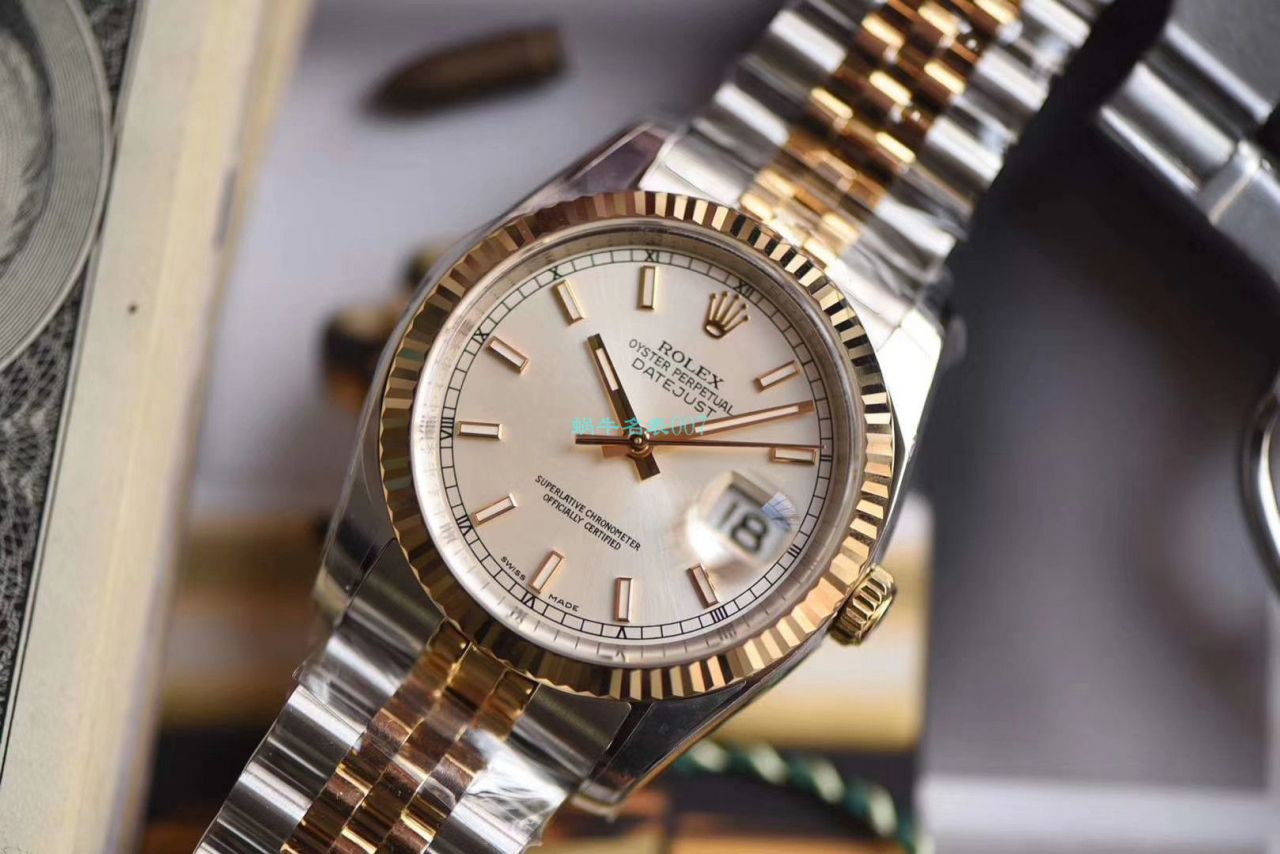 劳力士日志型系列116233银盘纪念型表带腕表,116233金盘镶钻,116233黑盘纪念表带,m126233-0015  AR   / R277