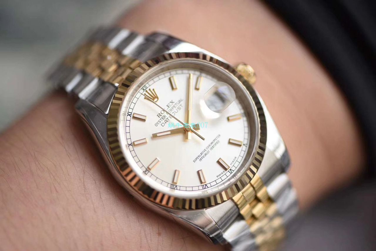 劳力士日志型系列116233银盘纪念型表带腕表,116233金盘镶钻,116233黑盘纪念表带,m126233-0015  AR   / R277