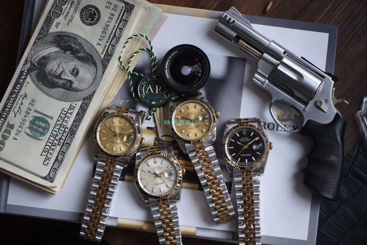 劳力士日志型系列116233银盘纪念型表带腕表,116233金盘镶钻,116233黑盘纪念表带,m126233-0015  AR   / R277