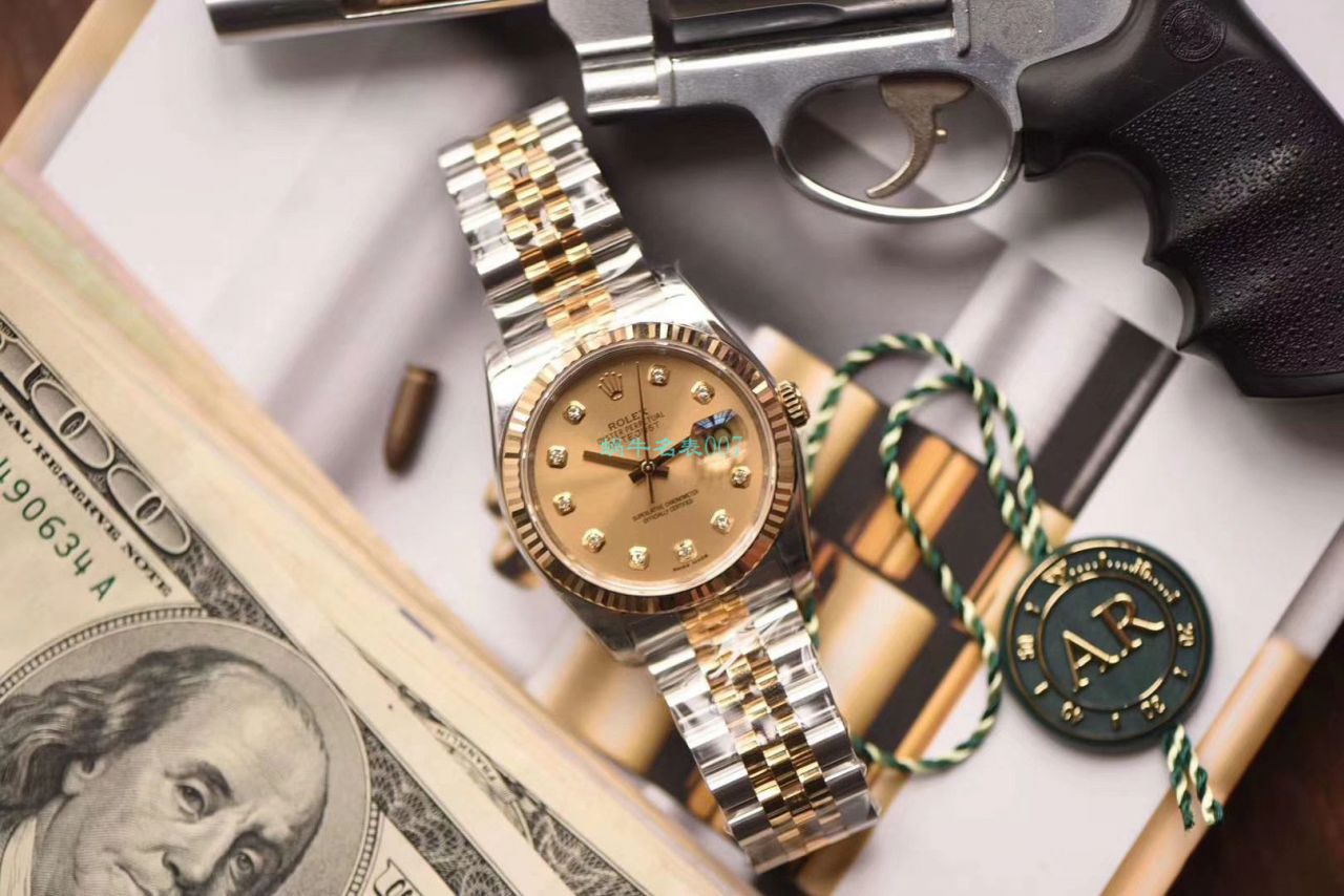 劳力士日志型系列116233银盘纪念型表带腕表,116233金盘镶钻,116233黑盘纪念表带,m126233-0015  AR   / R277