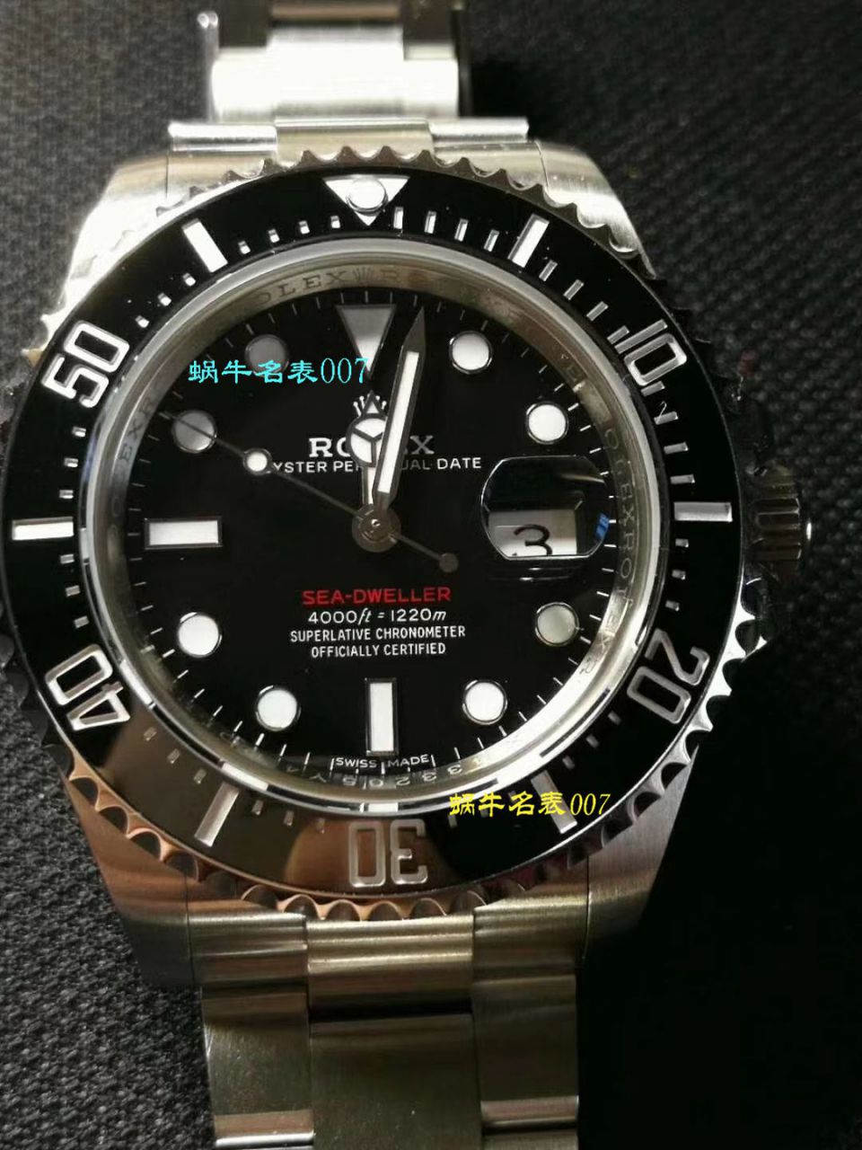   独家视频评测AR  劳力士ROLEX海使型系列Rolex Sea-Dweller 50周年126600 单红43毫米腕表 / RBG194