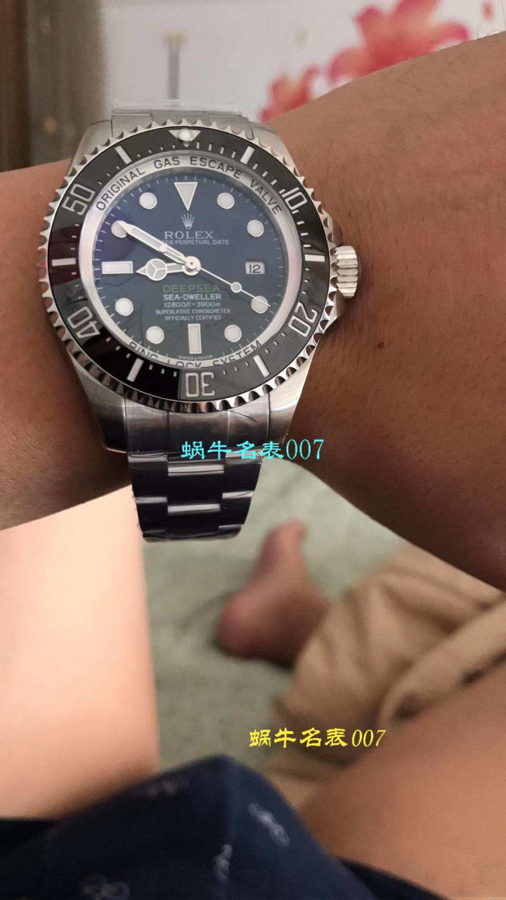   独家视频解析  N厂V7版本高劳力士海使型系列116660-98210 蓝盘腕表(蓝面渐变蓝鬼王)  / RBD0551