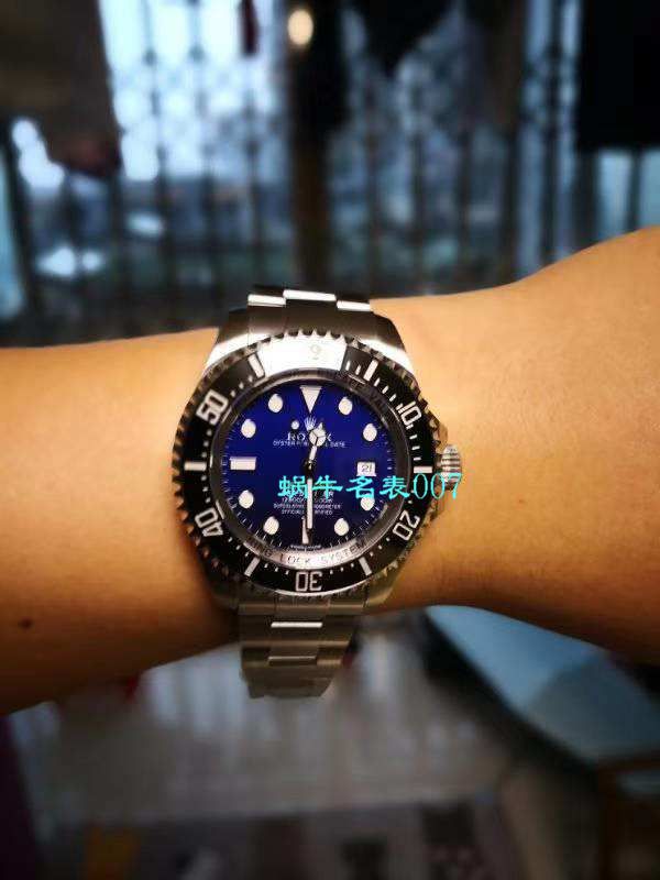   独家视频解析  N厂V7版本高劳力士海使型系列116660-98210 蓝盘腕表(蓝面渐变蓝鬼王)  / RBD0551