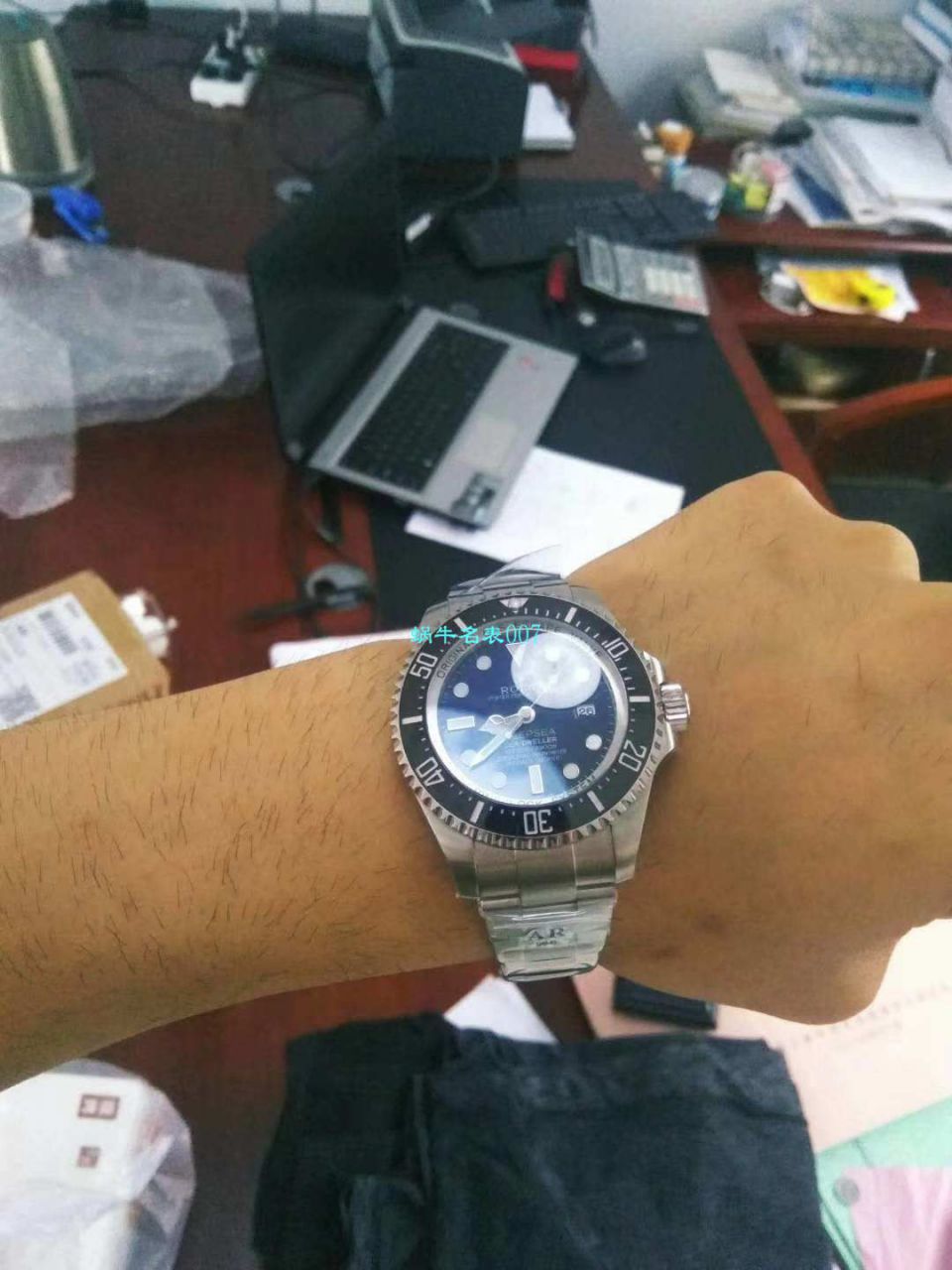   独家视频解析  N厂V7版本高劳力士海使型系列116660-98210 蓝盘腕表(蓝面渐变蓝鬼王)  / RBD0551