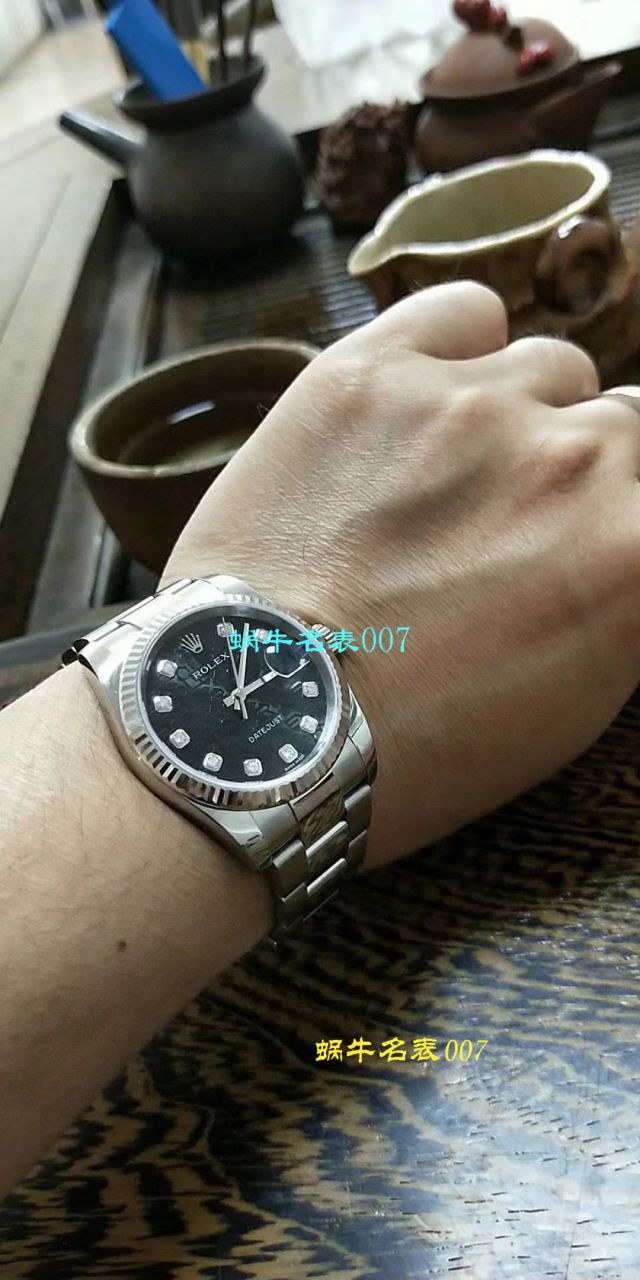 视频评测什么叫表，最好的表  DJ厂劳力士日志型36116234-G-63600银石腕表 / R360