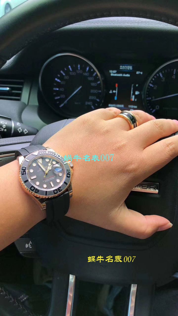   视频测评NOOB厂劳力士游艇名仕型系列116655-Oysterflex bracelet金壳腕表  / RBC018