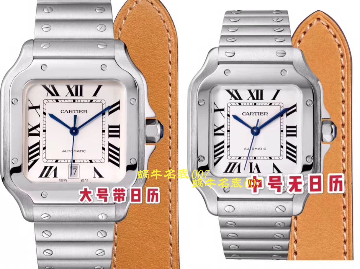 视频评测V6厂表  卡地亚山度士系列WSSA0009（大号）,WSSA0010（中号）腕表 / K226