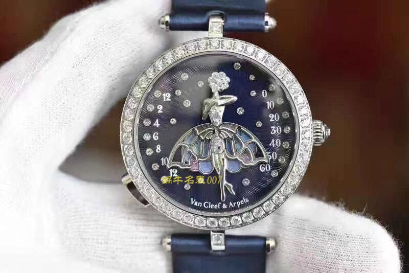   5G厂Van Cleef & Arpels女表舞动天使  梵克雅宝诗意复杂功能系列VCARO4F200腕表 / VCA06