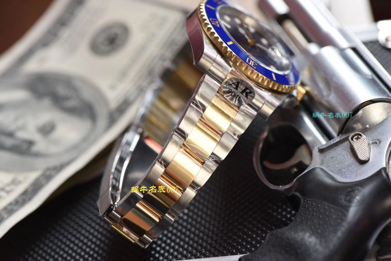   AR厂Rolex表  劳力士潜航者型系列116613LB-97203 蓝盘腕表(904钢间金蓝水鬼) / R369