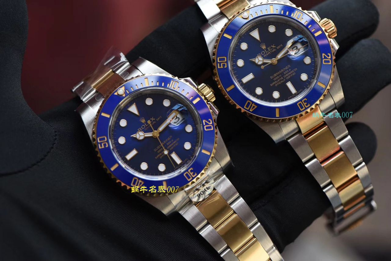   AR厂Rolex表  劳力士潜航者型系列116613LB-97203 蓝盘腕表(904钢间金蓝水鬼) / R369