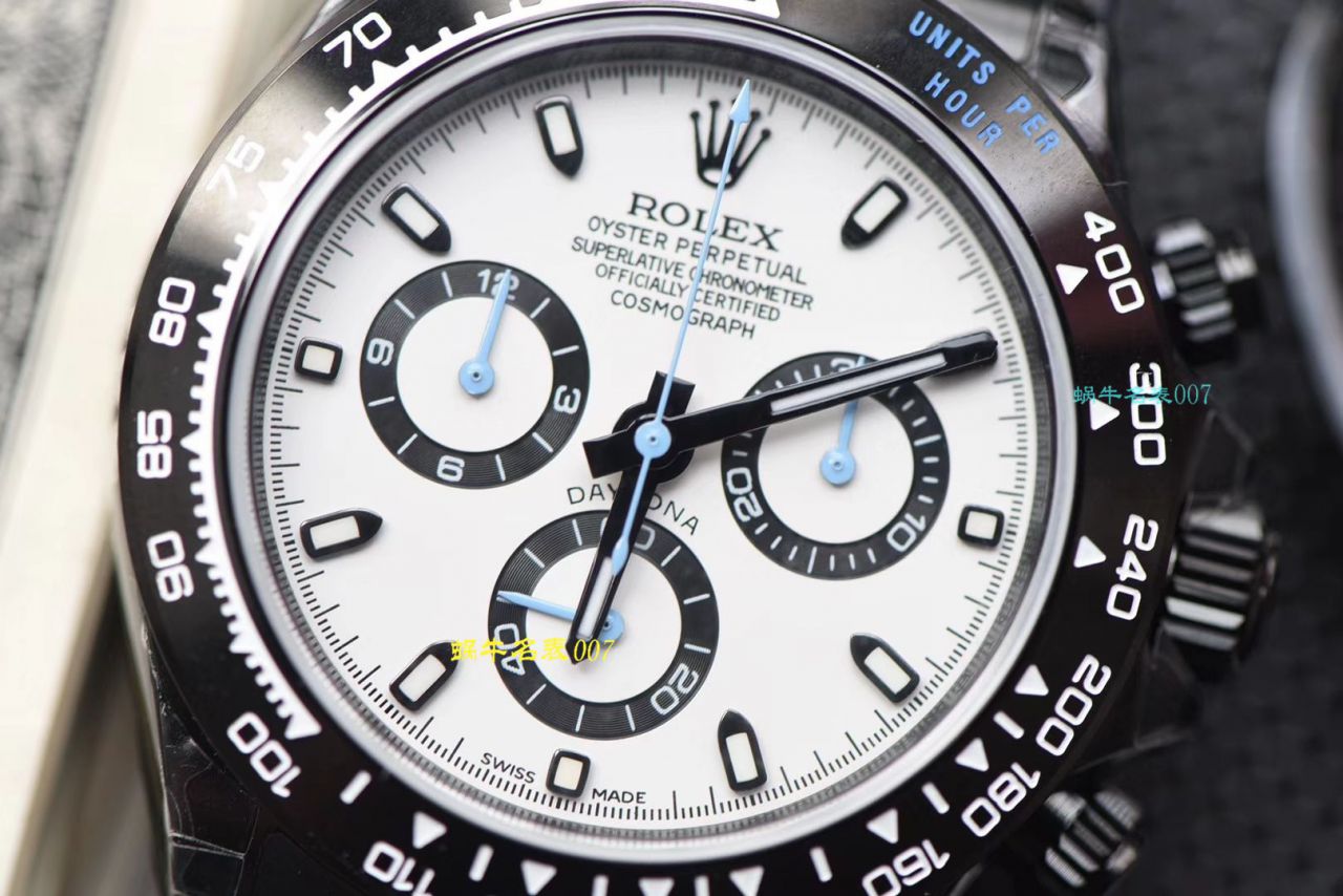   台湾厂劳力士宇宙计型迪通拿系列116500LN超高颜值酷黑熊猫迪特别版 / R370