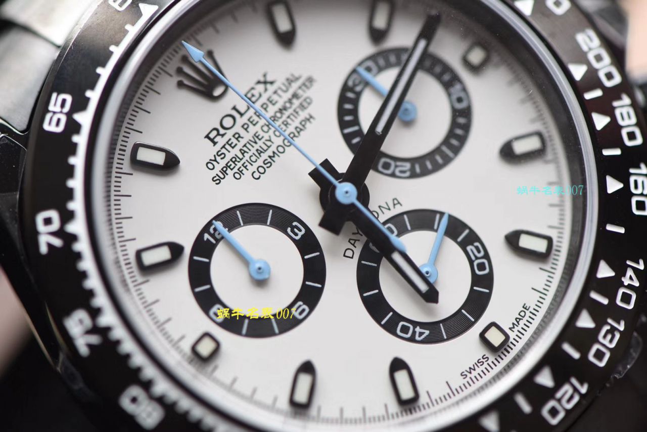   台湾厂劳力士宇宙计型迪通拿系列116500LN超高颜值酷黑熊猫迪特别版 / R370