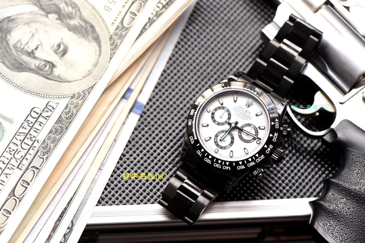   台湾厂劳力士宇宙计型迪通拿系列116500LN超高颜值酷黑熊猫迪特别版 / R370