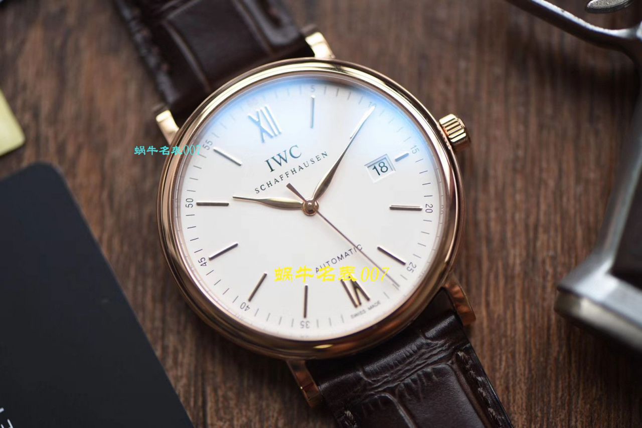 视频评测V7厂IWC表  万国表柏涛菲诺系列IW356504腕表 / WG387