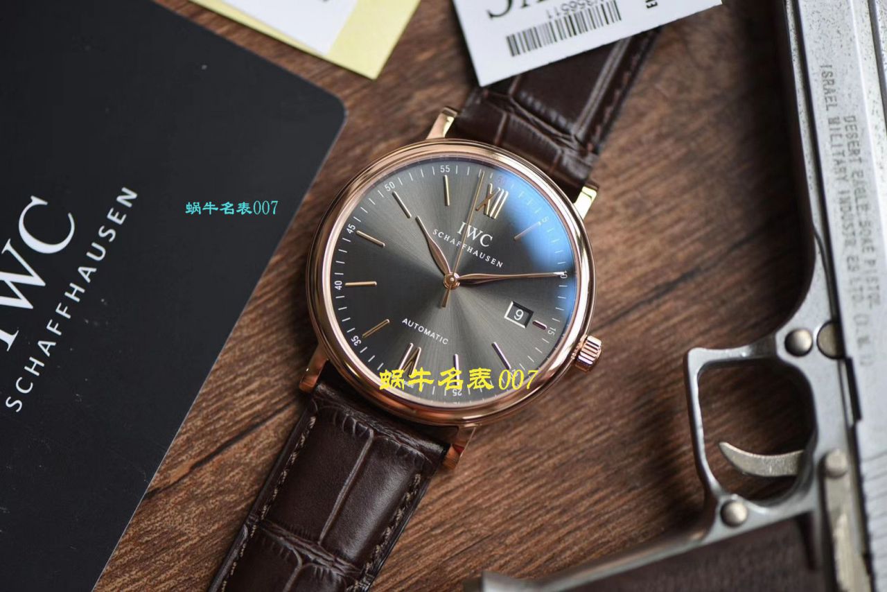 视频评测V7厂IWC表  万国表柏涛菲诺IW356511腕表 / WG388