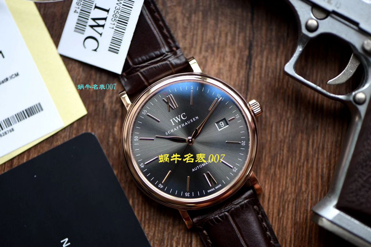 视频评测V7厂IWC表  万国表柏涛菲诺IW356511腕表 / WG388