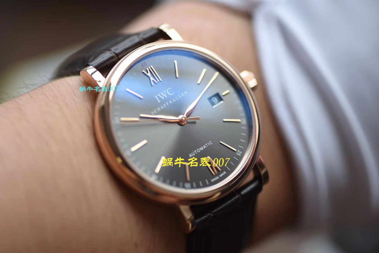 视频评测V7厂IWC表  万国表柏涛菲诺IW356511腕表 / WG388