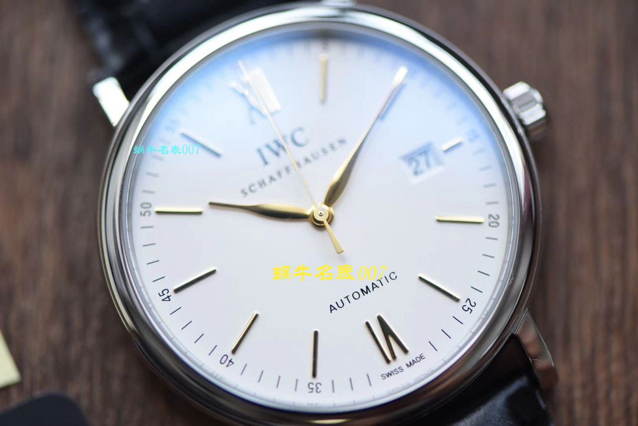 视频评测V7厂IWC表  万国表柏涛菲诺系列IW356517腕表 / WG391