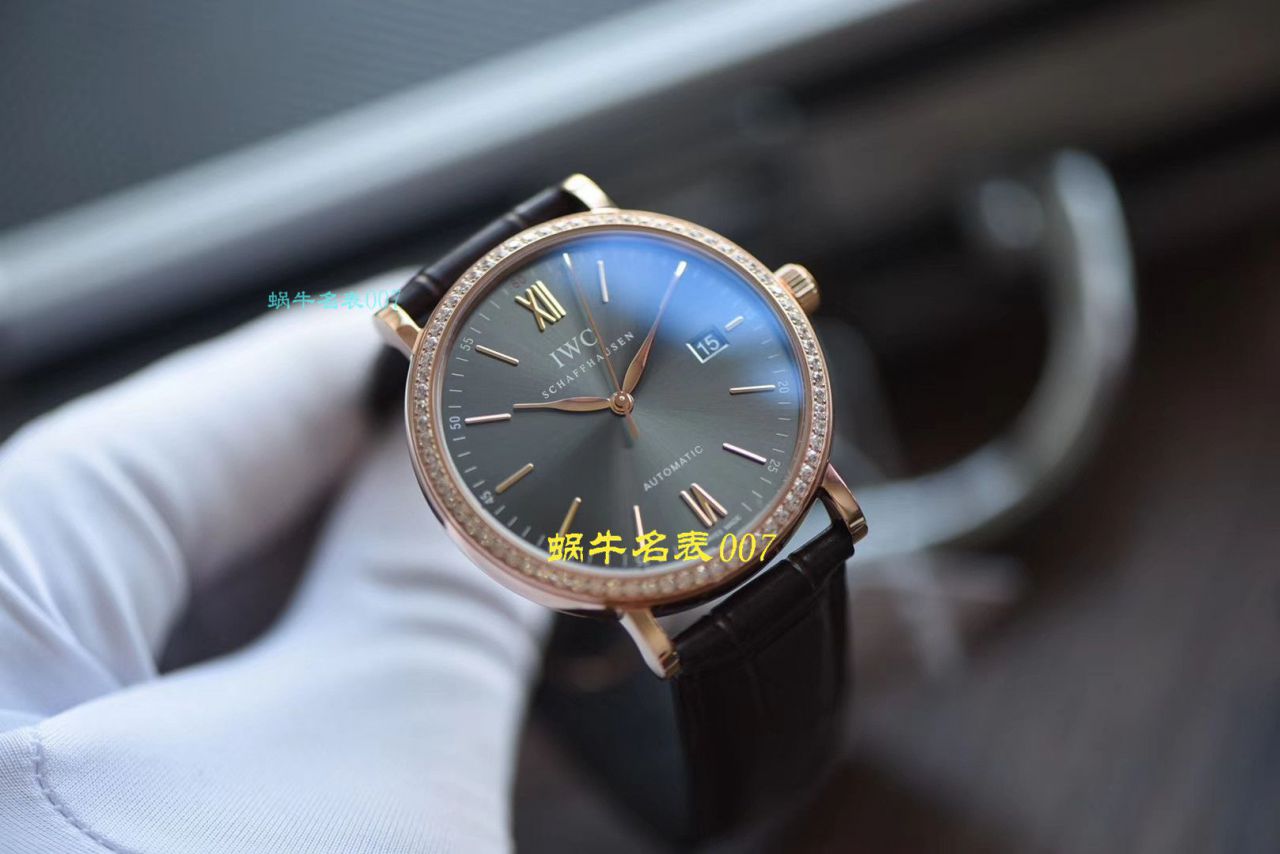 视频评测V7厂IWC表  万国表柏涛菲诺IW356516腕表 / WG396