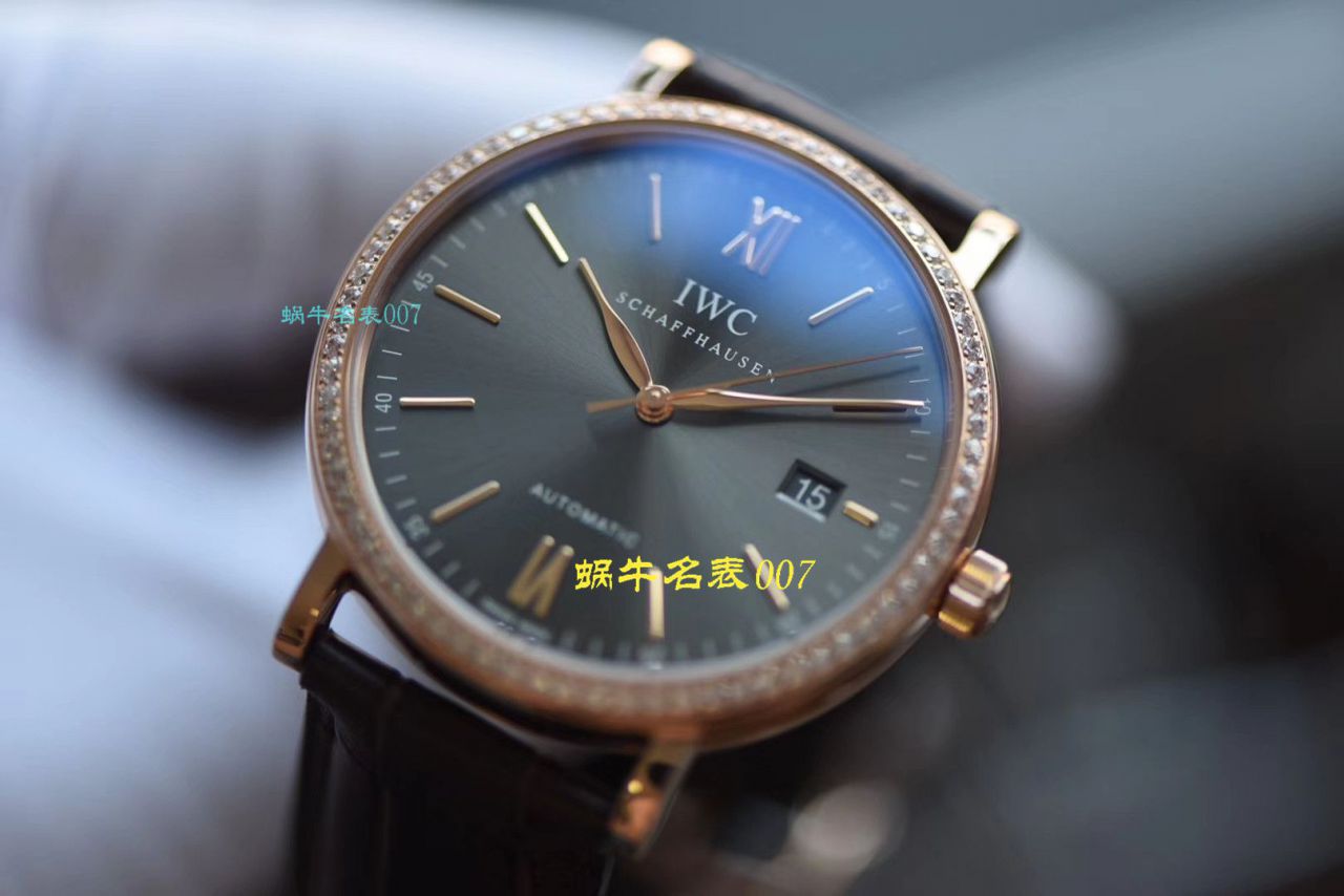 视频评测V7厂IWC表  万国表柏涛菲诺IW356516腕表 / WG396