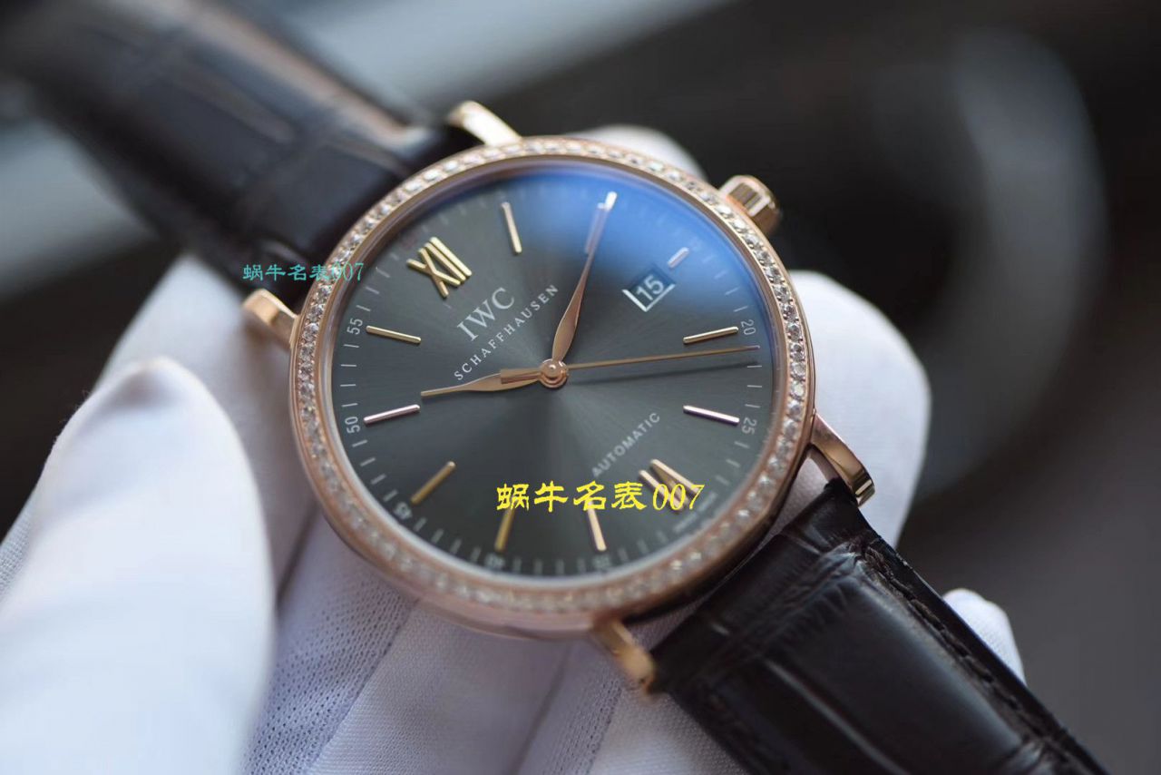 视频评测V7厂IWC表  万国表柏涛菲诺IW356516腕表 / WG396