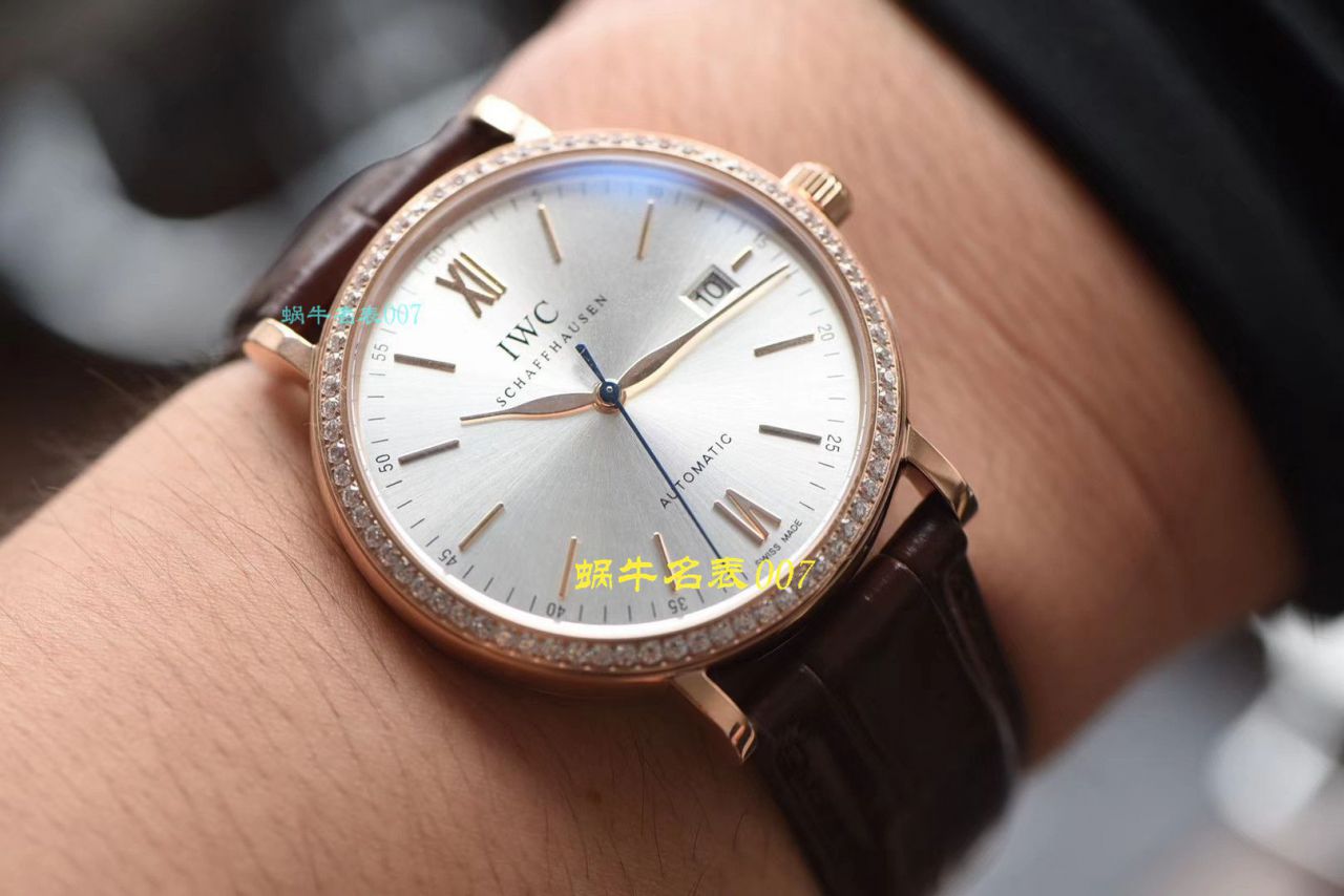 视频评测V7厂IWC表  万国表柏涛菲诺系列IW356515腕表 / WG393