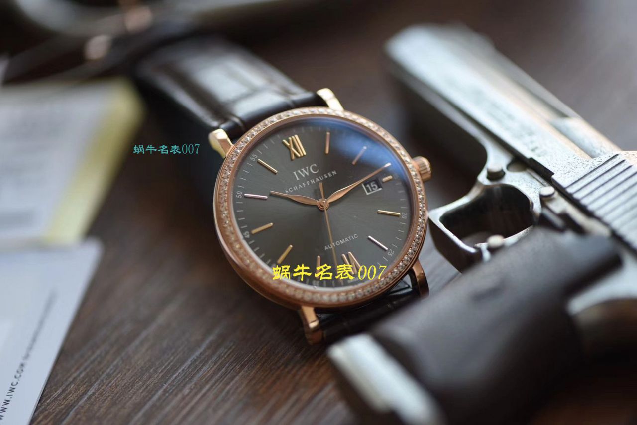 视频评测V7厂IWC表  万国表柏涛菲诺IW356516腕表 / WG396