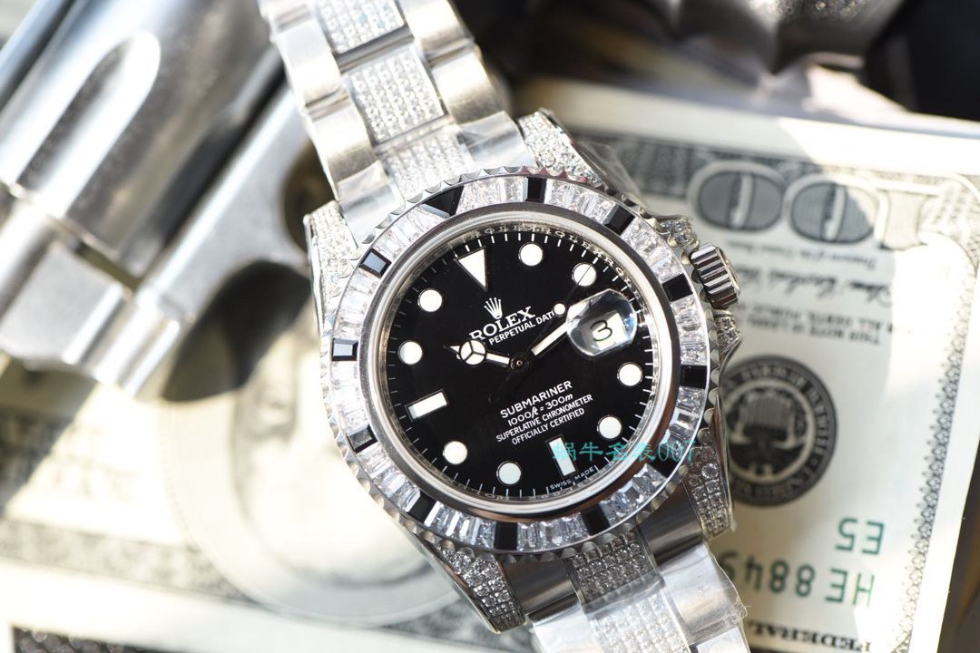   LF厂劳力士  LF帝皇定制版镶钻绿水鬼❗绿钻水鬼 / R363